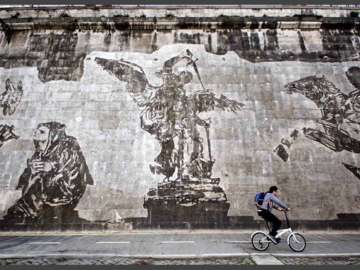 Murales sul Lungotevere il significato dell’opera di Kentridge