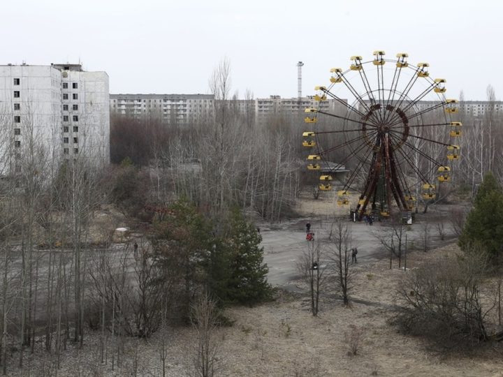 Brucia la foresta di Chernobyl