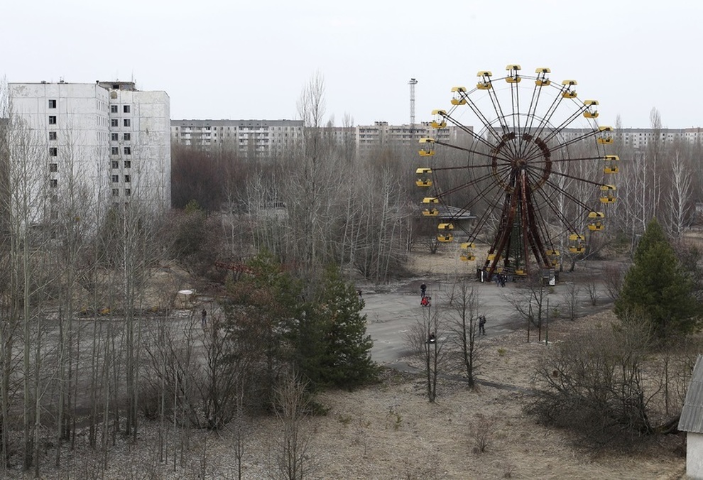 Brucia la foresta di Chernobyl