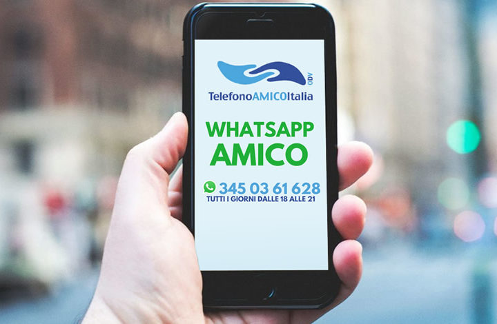 Boom di Telefono Amico di WhatsApp: picco di richieste d’aiuto nel lockdown