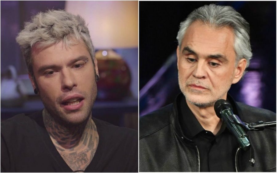 Polemica rovente tra Andrea Bocelli e Fedez, colpa del Coronavirus