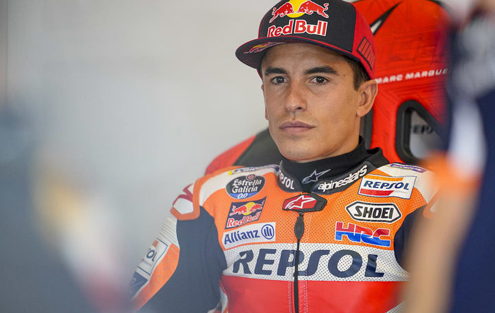 Follia Marquez: dall’ospedale torna a Jerez e vuole provare a correre