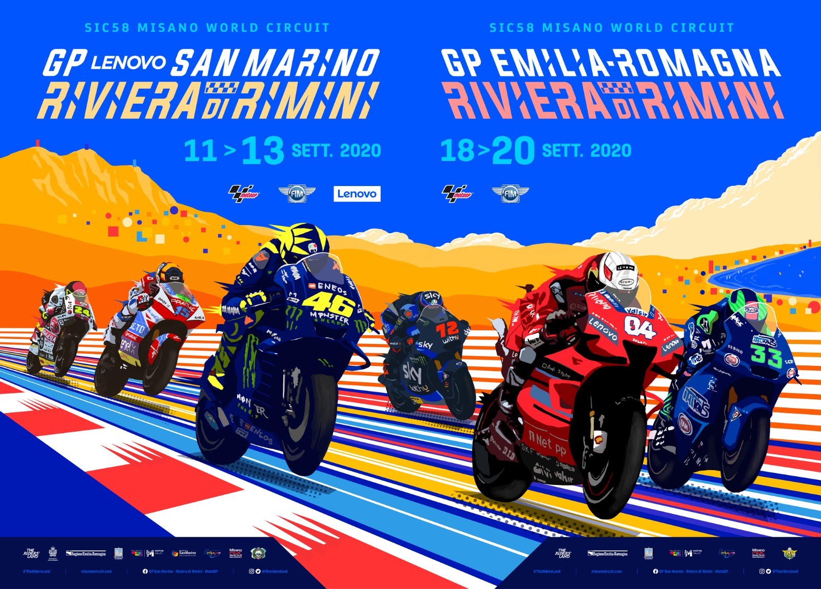 Sì al pubblico (contingentato) per il Motomondiale a Misano, sarà festa per Valentino Rossi