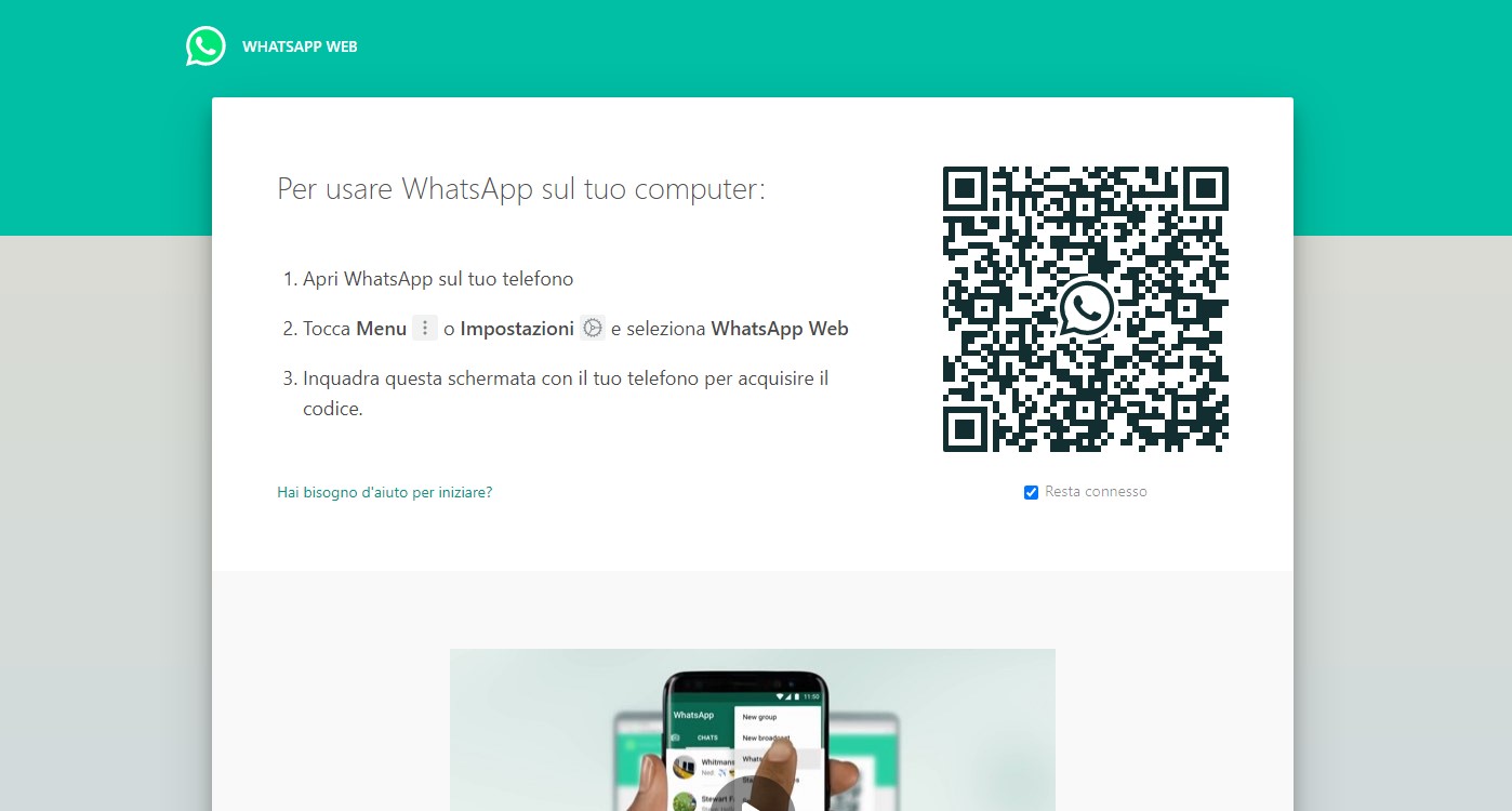 GUIDA WHATSAPP WEB COME USARLO DAL COMPUTER E TABLET visual data 7