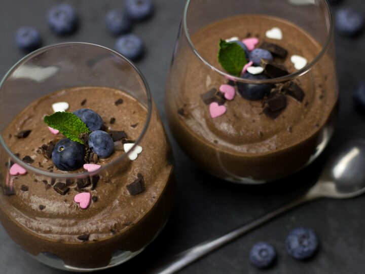 Mousse cioccolato e avocado