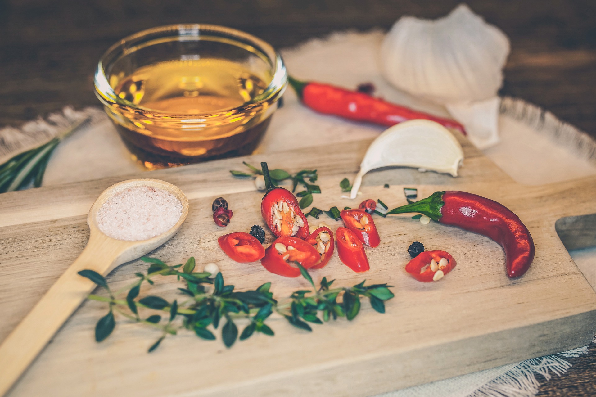 Spaghetti aglio olio e peperoncino