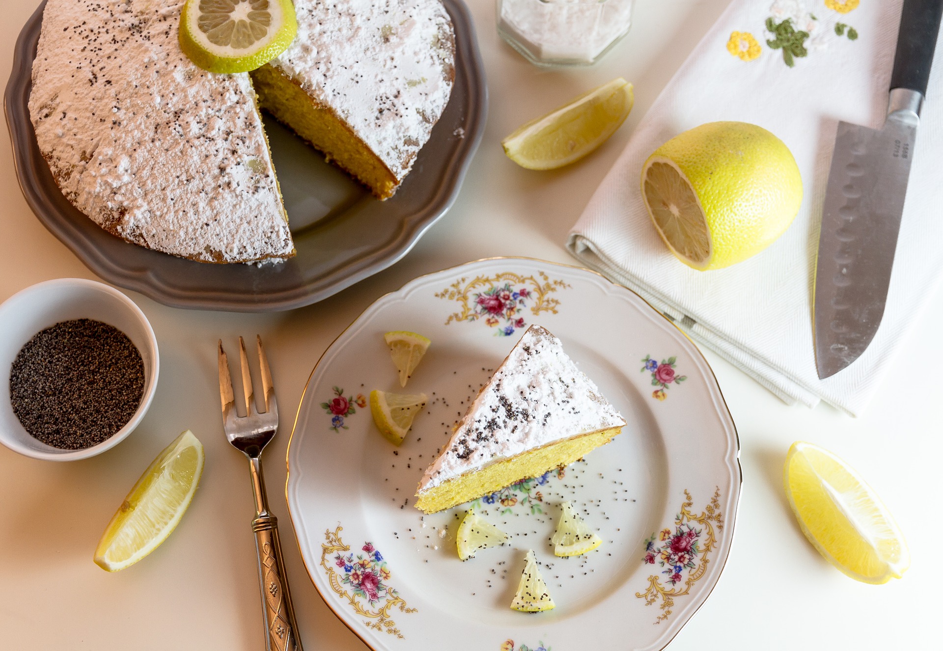 Torta soffice al limone senza burro