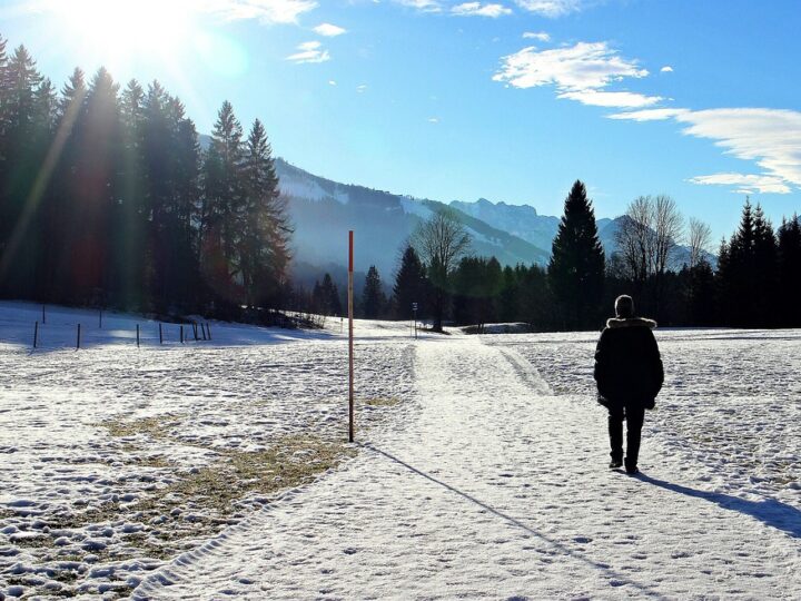 Camminare in inverno fa bene alla salute