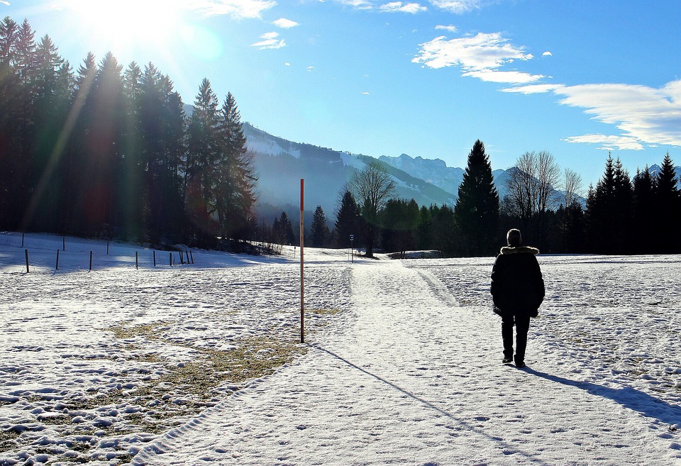 Camminare in inverno fa bene alla salute