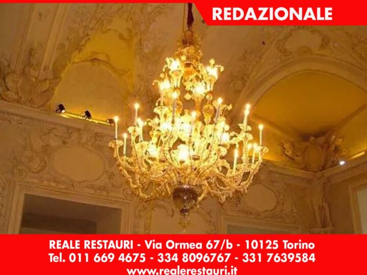 Reale Restauri, specialisti nel restauro lampadari storico artistici