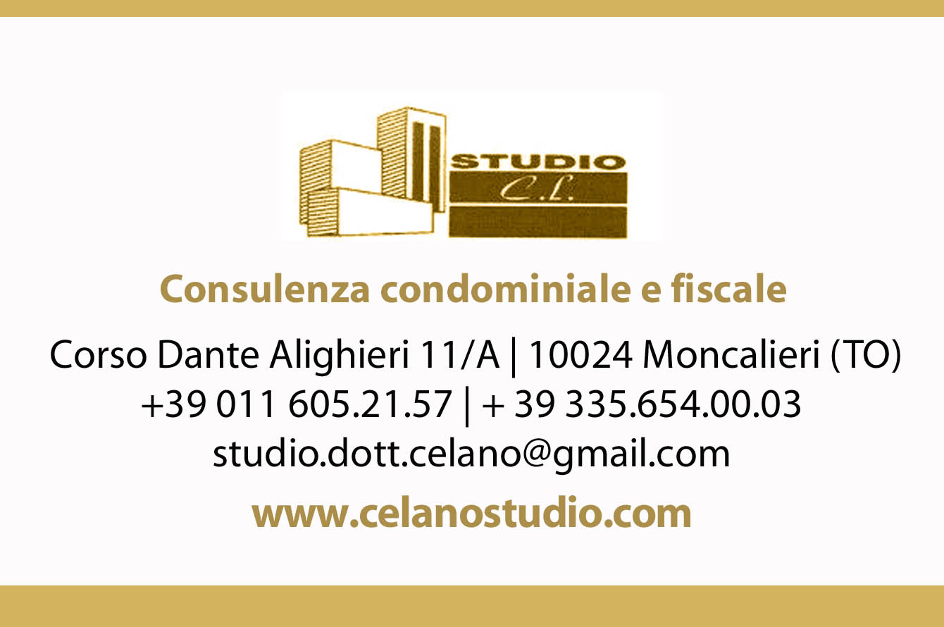 Studio Celano, strumenti per la consulenza condominiale e fiscale