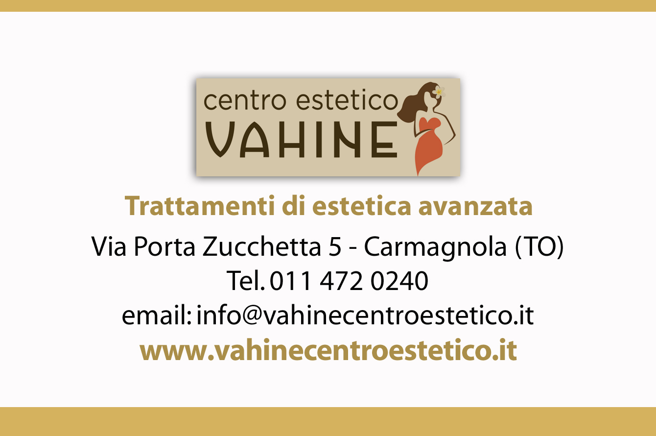 Vahine: il vostro centro estetico per eccellenza