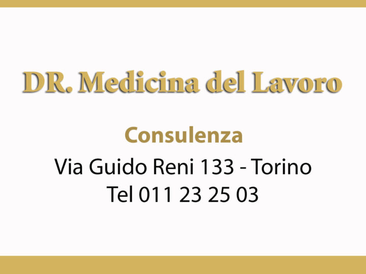 DR. Medicina del Lavoro, consulenza a tutela della salute