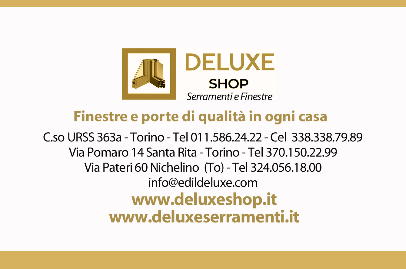 Deluxe Serramenti Torino, finestre e porte per ogni casa
