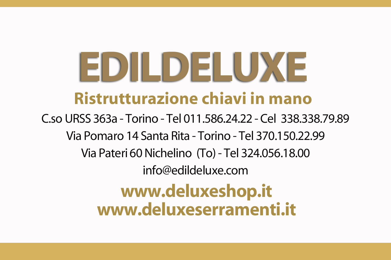 Edil Deluxe Torino, ristrutturazione alloggi chiavi in mano