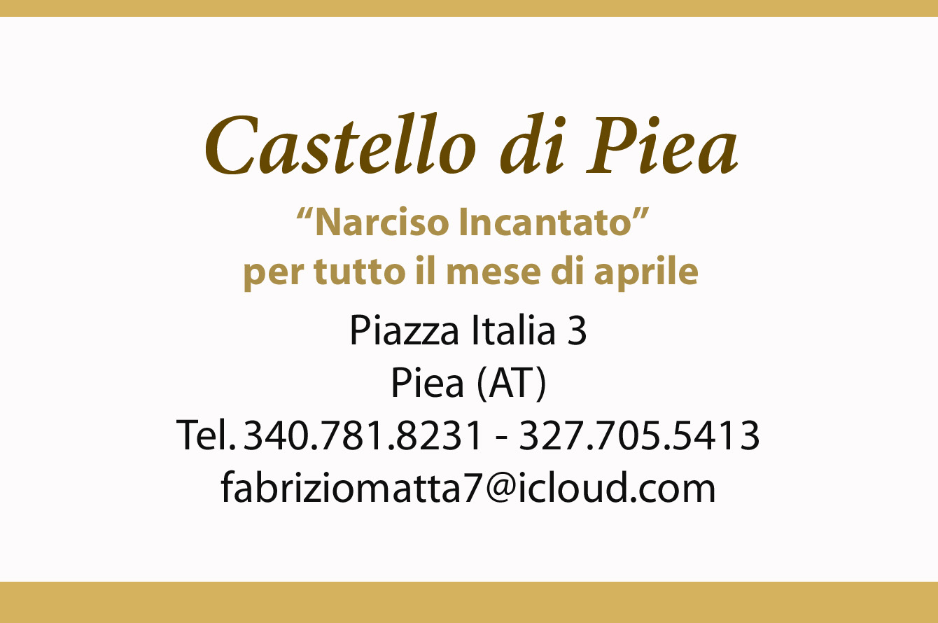 Narciso incantato al Castello di Piea: un viaggio tra storia, fiori e meraviglia