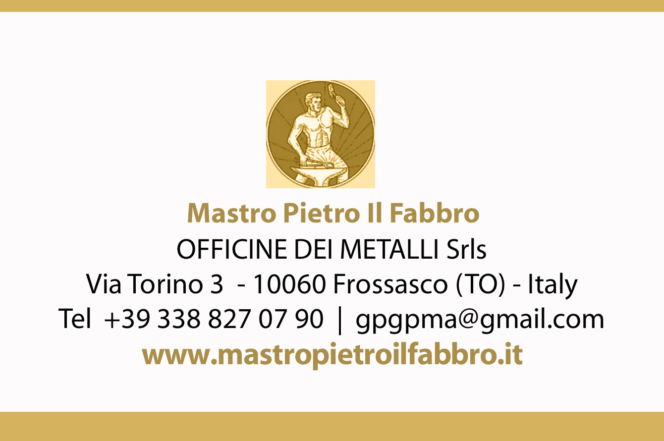 Mastro Pietro il Fabbro: tradizione, arte e modernità nella lavorazione dei metalli
