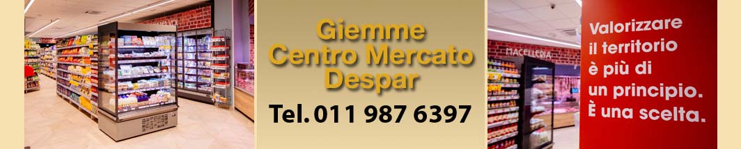 Banner pubblicitario Giemme centromercato Despar