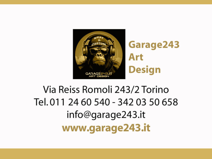 Garage243: il laboratorio torinese dove la personalizzazione dei veicoli diventa arte