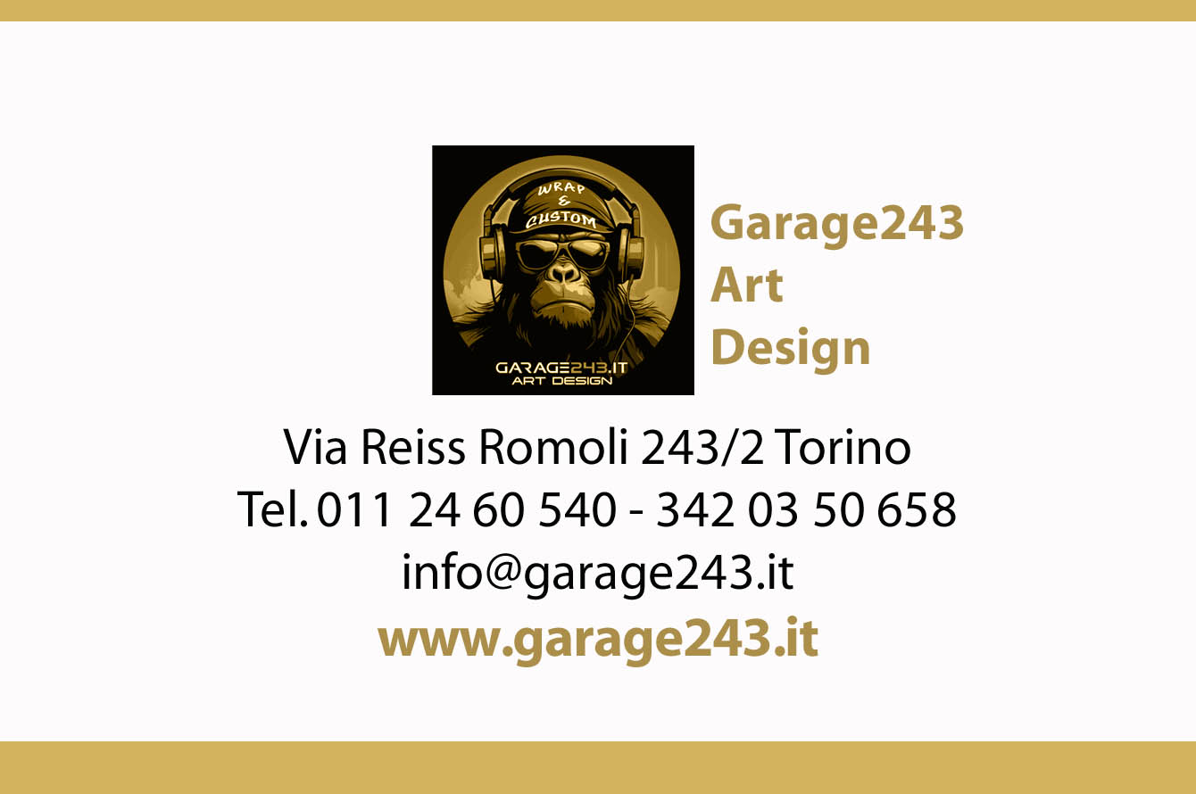 Garage243: il laboratorio torinese dove la personalizzazione dei veicoli diventa arte